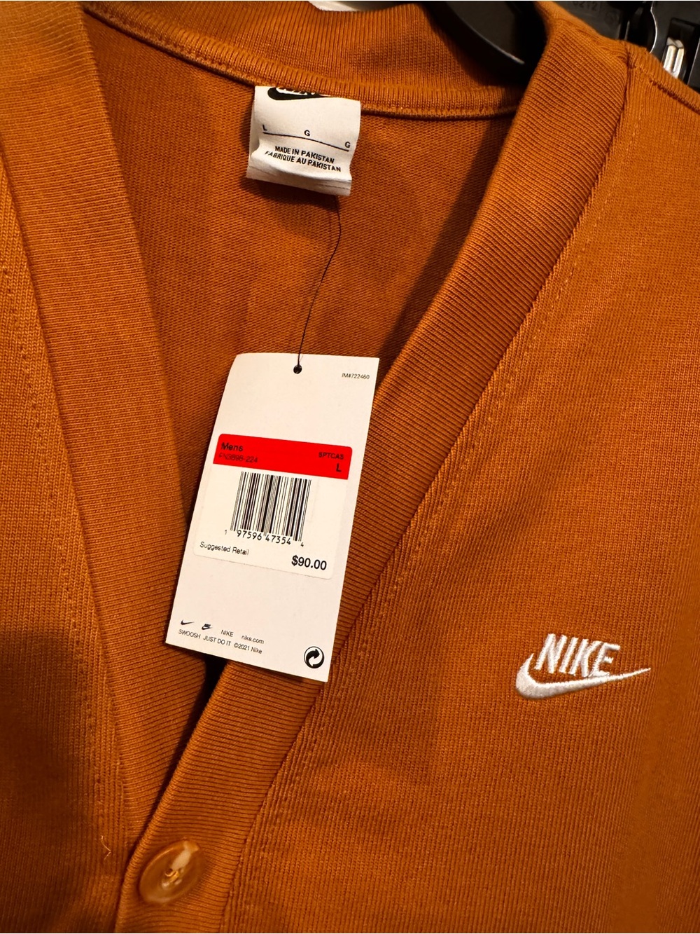 Nike cardigan L NWT - Picture 2 of 3